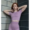 Бесшовная футболка Crop T-shirt model 23 (Rosy pink)